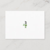 Zwart, Rood, Groen Clip Art Design Plaatskaartje (Achterkant)