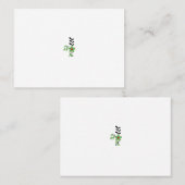 Zwart, Rood, Groen Clip Art Design Plaatskaartje (Voorkant / Achterkant)