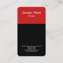 Zwart rood handschrift minimalistisch modern