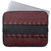Zwart & rood leereffect