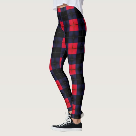 Zwart Rood Leggings (Links)