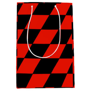 Zwart-rood Medium Cadeauzakje