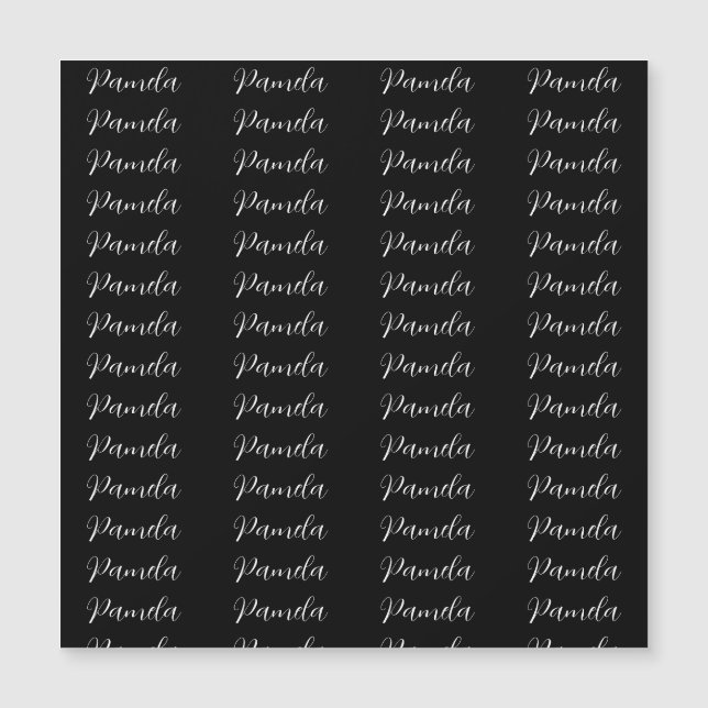 Zwart-rood minimalistisch Naam toevoegen Persoonli (Voorkant)