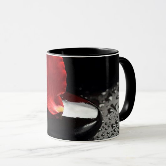 Zwart-rood Mok (Voorkant rechts)