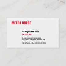 Zwart & rood onroerend goed