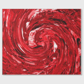 Zwart rood ontwerp cadeaupapier (Vlak)