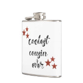 Zwart-rood — oudste neef heupfles (Links)