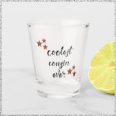 Zwart-rood — oudste neef shot glas