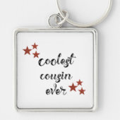 Zwart-rood — oudste neef sleutelhanger (Voorkant)