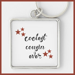 Zwart-rood — oudste neef sleutelhanger