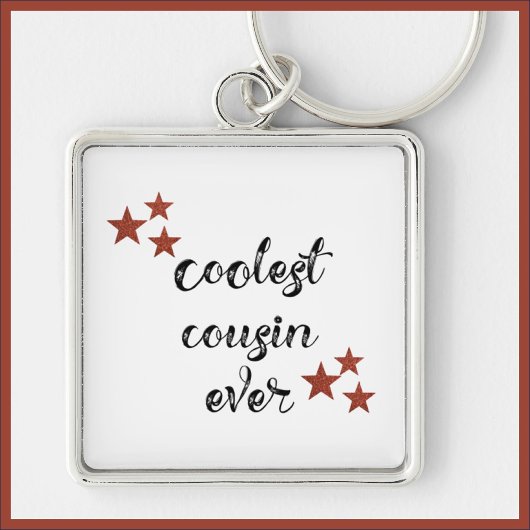 Zwart-rood — oudste neef sleutelhanger