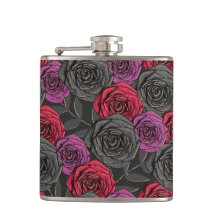 ZWART ROOD PAARSE HALLOWEEN ROZEN