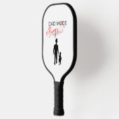 Zwart rood papa modus altijd op pickleball peddel pickleball paddle (Links)