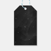 Zwart & Rood Pizza Cadeau Labels Cadeaulabel (Achterkant)