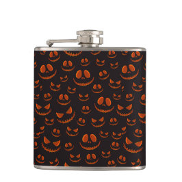 ZWART & ROOD SPOOKY HALLOWEEN POMPOENEN HEUPFLES