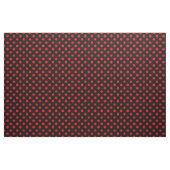 Zwart rood stippen ontwerp stof (Yard (91,4 cm))