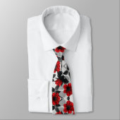 Zwart-rood Stropdas (Gebonden)