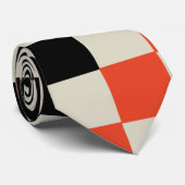 Zwart-rood Stropdas (Opgerold)