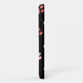 Zwart Rood Textuur Pootafdruk Patroon Persoonlijk Case-Mate iPhone Case (Achterkant/rechts)