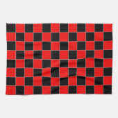 Zwart-rood Theedoek (Horizontaal)