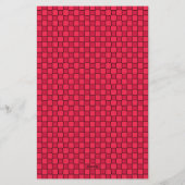 Zwart rood toetsenbord briefpapier (Achterkant)