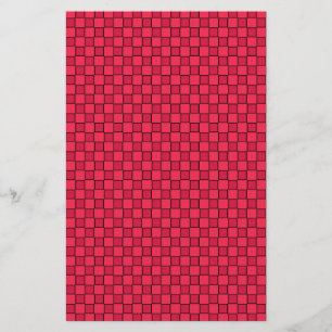 Zwart rood toetsenbord briefpapier