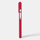 Zwart rood toetsenbord Case-Mate iPhone case (Achterkant / Links)