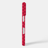 Zwart rood toetsenbord Case-Mate iPhone case (Achterkant / Rechts)