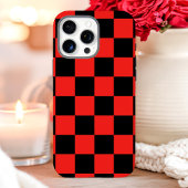 Zwart rood toetsenbord Case-Mate iPhone case