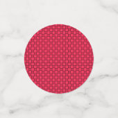 Zwart rood toetsenbord confetti (Kleine voorkant)