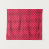 Zwart rood toetsenbord wandkleed (Voorkant (horizontaal))