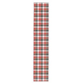 Zwart, rood & wit 35 x 180 cm tafelloper (Voorkant)