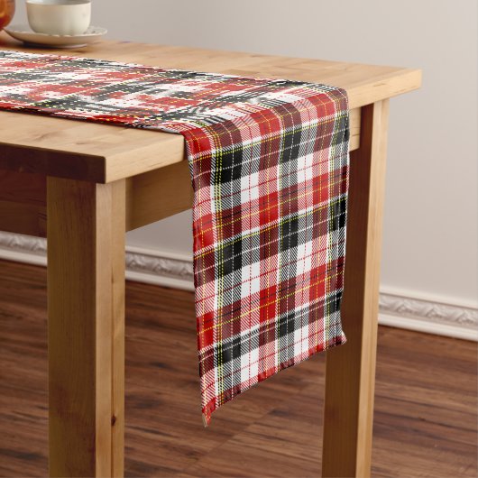Zwart, rood & wit 35 x 180 cm tafelloper (Voorbeeld)