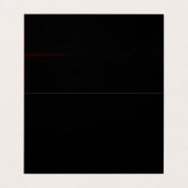 Zwart rood wit aantrekkelijk Visitekaartje (Binnenkant ongevouwen)