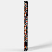 zwart rood wit geometrisch Case-Mate iPhone case (Achterkant / Rechts)