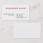 Zwart rood wit, uniek grafisch beheerprogramma Vis Visitekaartje (Voorkant / Achterkant)