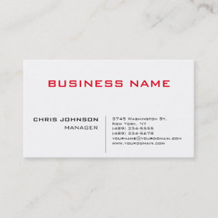 Zwart rood wit, uniek grafisch beheerprogramma Vis Visitekaartje