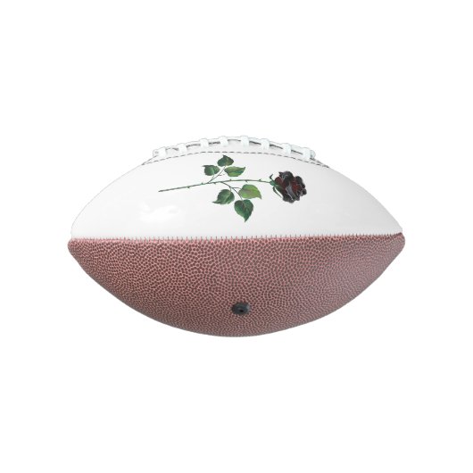 Zwart roos american football (Gedraaid 270)