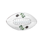 Zwart roos american football (Voorkant)