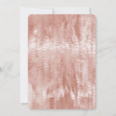 Zwart Roos Blush Roze Wit Shell Kaart (Achterkant)