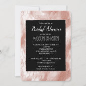 Zwart Roos Blush Roze Wit Snake Skin Kaart (Voorkant)