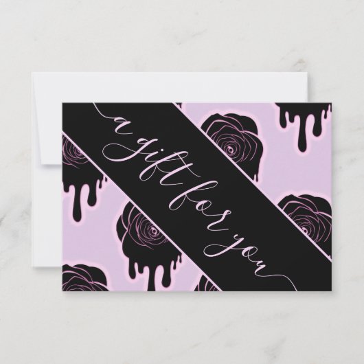 Zwart Roos druppelaar Glam Beauty Salon Makeup (Voorkant)