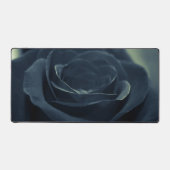 Zwart Roos Flower Dark Gothic Vibe Bureaumat (Voorkant)