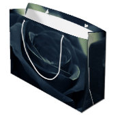 Zwart Roos Flower Dark Gothic Vibe Groot Cadeauzakje (Achterkant Gekanteld)