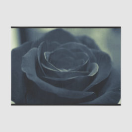 Zwart Roos Flower Dark Gothic Vibe Tissuepapier