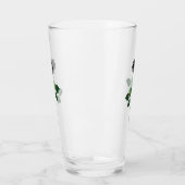Zwart roos glas (Links)