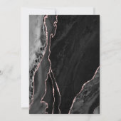 Zwart Roos Gold Agaat Surprise 50e Verjaardag Kaart (Achterkant)