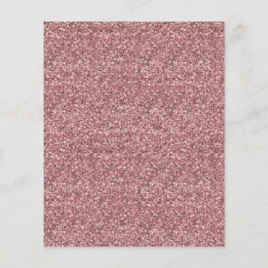 Zwart Roos Gold Glitter-schijven 's ochtends (Achterkant)