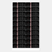 Zwart & Roos Gold Logo Essential Oil Waterproof Labels (Vel)