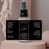 Zwart & Roos Gold Logo Room Spray Flessenlabel Etiket